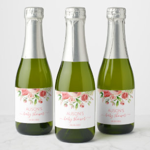 Rosa Rosen Florale Grünzeug Mädchen Baby Shower Mi