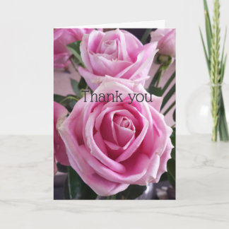 Rosa Rosen für Sie - Danke