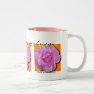 Rosa Rosen für Tasse der Mammas Tages