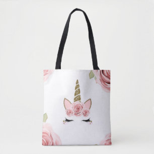 Rosa Rosen Gold Glitter Einhorn Trendig Süß