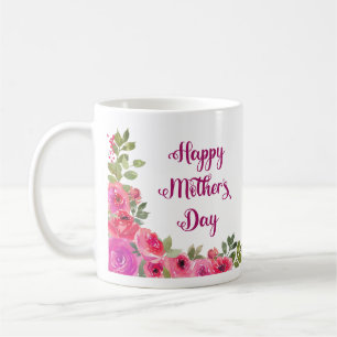 Rosa Rosen Happy Mother Day Year Kaffeetasse