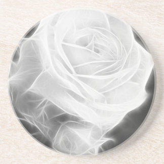 Rosa Rosen in Anzures 2 Kristall Sandstein Untersetzer