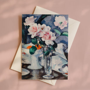 Rosa Rosen in einer Glasvase   Samuel John Peploe