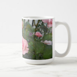 Rosa Rosen Kaffeetasse
