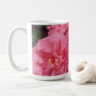 Rosa Rosen Kaffeetasse