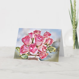 Rosa Rosen Karte