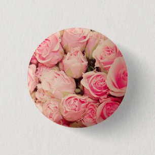 Rosa Rosen-Knopf Button