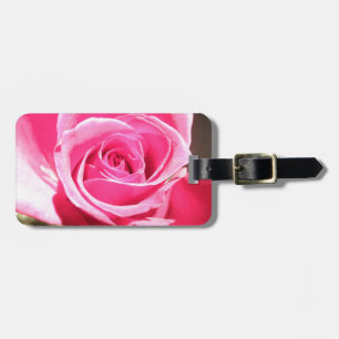 Rosa Rosen-Knospen-Blumen-BlumenFoto Gepäckanhänger