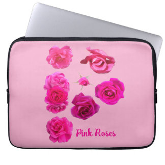 Rosa Rosen Laptopschutzhülle