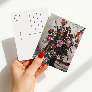 Rosa Rosen   Lovis Corinth Postkarte