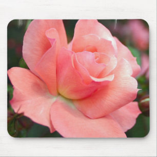 Rosa Rosen-Mausunterlage Mousepad