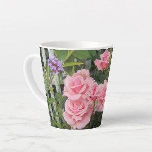 Rosa Rosen Milchtasse