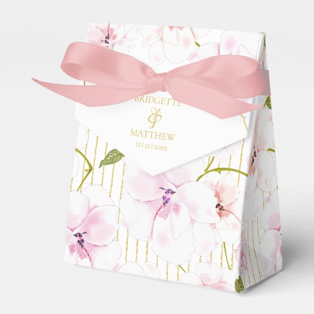Rosa Rosen Personalisiert Geschenkschachtel (Vorderseite)