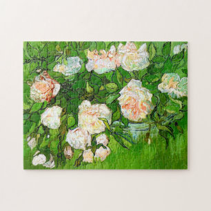 Rosa Rosen-Puzzlespiel Van Gogh Puzzle