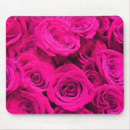 Rosa Rosen Rosa Blume Rosa Blütenbraun Mousepad