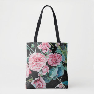 Rosa Rosen Rose Blume Aquarell Tasche
