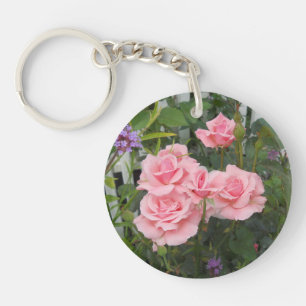 Rosa Rosen Schlüsselanhänger