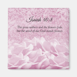 Rosa Rosen Schriftstelle Jesaja Magnet