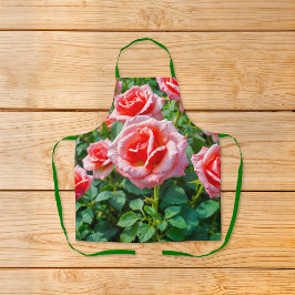 Rosa Rosen Schürze