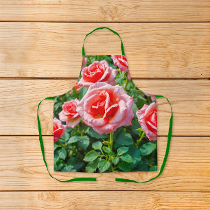 Rosa Rosen Schürze