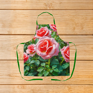Rosa Rosen Schürze
