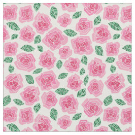 Rosa Rosen Stoff