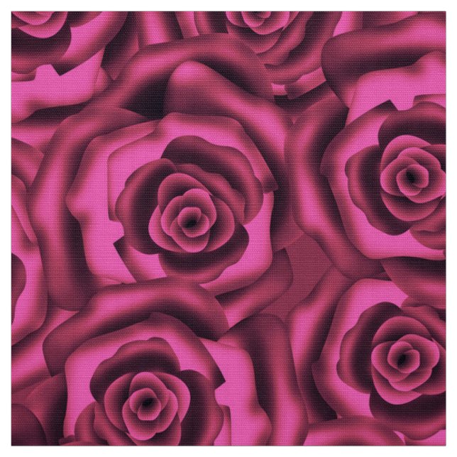 Rosa Rosen Stoff (Muster)