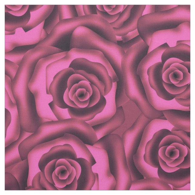 Rosa Rosen Stoff (Muster)