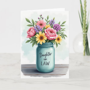 Rosa Rosen Süße Muttertags-Karte Karte