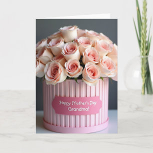 Rosa Rosen Süßer Tag Grußkarte Karte