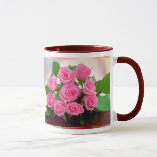 Rosa Rosen Tasse