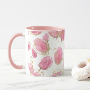 Rosa Rosen Tasse