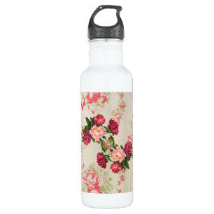 Rosa Rosen Trinkflasche