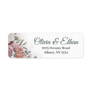 Rosa Rosen und Dahlie-Blumen