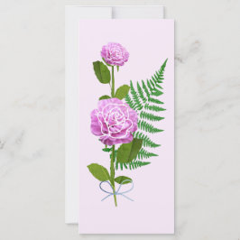 Rosa Rosen und ein Fern