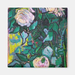 Rosa Rosen von Van Gogh Magnet