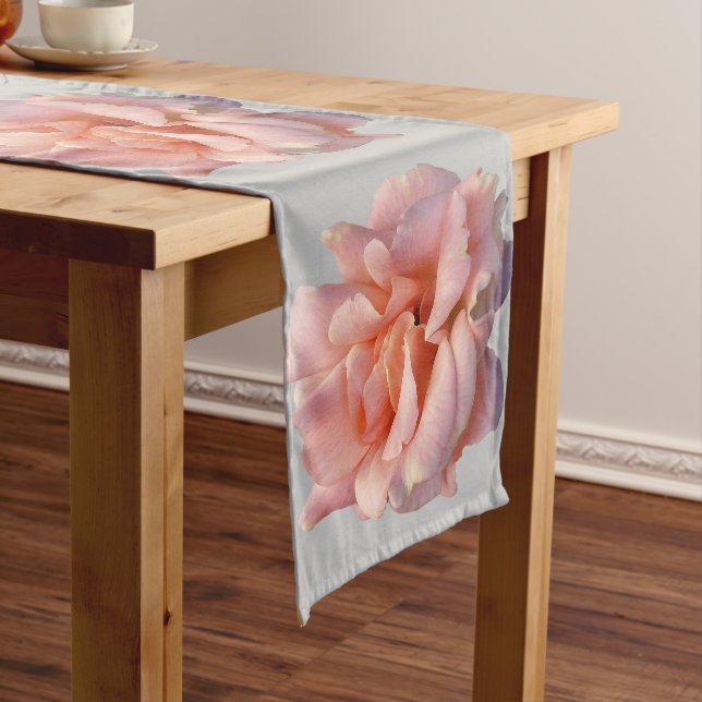Rosa Rosenblüte Großer Tischläufer (Beispiel)