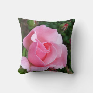 Rosa Rosenblüte Kissen