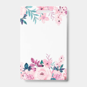 Rosa Rosenblüten Frühling Floral Schönes Design Ausweis