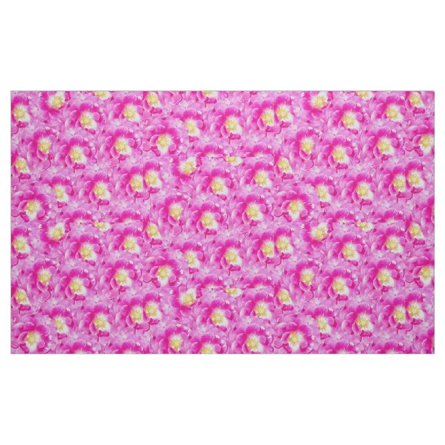 Rosa Rosenblütenmuster Stoff (Fat Quarter (45,7 x 55,9 cm))