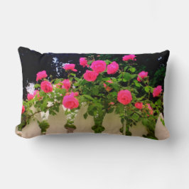 Rosa Rosenhalterungen Kissen