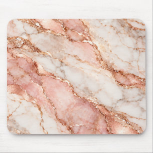 Rosa Rosenmarmor-Mauspad Mousepad