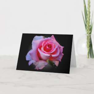 Rosa Rosennotecard Karte
