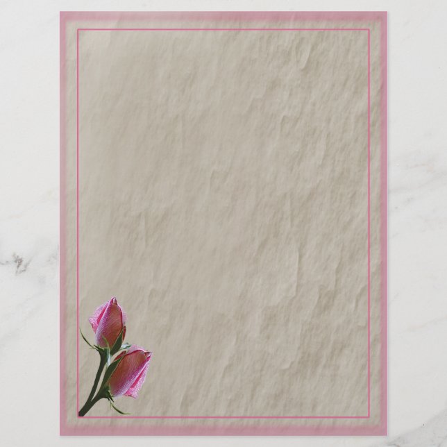 Rosa Roses Letterhead (Vorderseite)