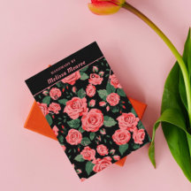 Rosa Roses Necklace Earring Juwelier Display Card