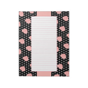 Rosa Roses Notepad Notizblock
