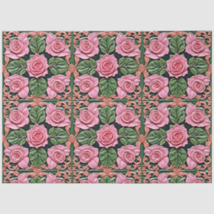 Rosa Roses Schöne Sammlung Seidenpapier