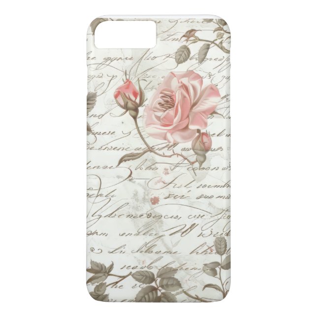 Rosa Roses TelefonCase Case-Mate iPhone Hülle (Rückseite)