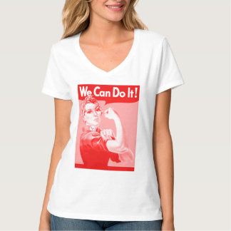 Rosa Rosie der Nieteneinschläger "wir können ihn T-Shirt
