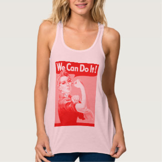 Rosa Rosie der Nieteneinschläger "wir können ihn Tank Top